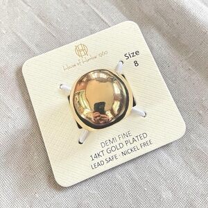 House of Harlow 1960 Gold Plated Ring